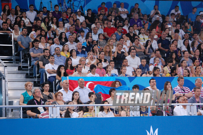 Bakı 2015: Voleybol yarışlarında bürünc medal qarşılaşması. Azərbaycan, 27 iyun 2015